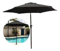 Ombrelone Central Jardim Piscina 2,3m Impermeável Articulado
