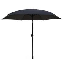 Ombrelone Central Miramar Rivatti 270cm Alumínio Grafite