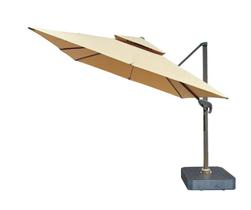 Ombrelone Cloud 3x3m com Base 130L Alumínio UPF50+ Rotativo e Repelente Ombrelone Cloud 3x3m com Base 130L Alumínio UPF50+ Rotativo e Repelente
