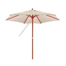Ombrelone em Madeira Jardim Piscina Praia 2,4 m Mor Ombrelone em Madeira Jardim Piscina Praia 2,4 m Mor