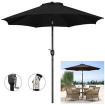 Ombrelone Guarda Sol 3m Grande Com Manivela Articulado Jardim Piscina Maresias Preto - AMZ