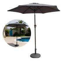Ombrelone Guarda Sol Central 2,30 Metros Com Base Jardim