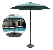 Ombrelone Guarda Sol Central 2,30 Metros Com Base Jardim