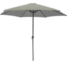 Ombrelone Guarda-Sol Central 2,70m Branco Importway com Manivela Proteção Solar Jardim Piscina