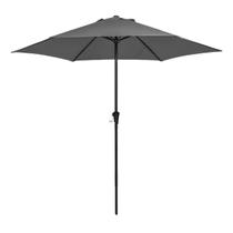 Ombrelone Guarda Sol De Praia Grande 2,7 Metros Central Redondo Proteção UV Para Praia Piscina Jardim