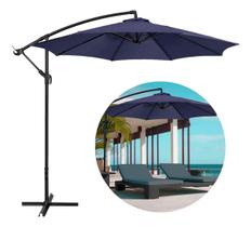 Ombrelone Guarda Sol De Praia Jardim Lateral 3 Metros Bege Ombrelone Guarda Sol De Praia Jardim Lateral 3 Metros Bege