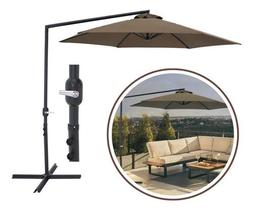 Ombrelone Guarda Sol Lateral Sombreiro Veneza 3mts Giratorio