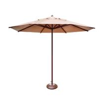 Ombrelone Guarda Sol Piscina Casa Praia Base Marrom 300Cm Ombrelone Guarda Sol Piscina Casa Praia Base Marrom 300Cm