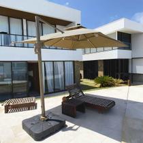 Ombrelone Guarda Sol Premium 3x3m Proteção UV 98% Para Festas e Eventos ao Ar Livre