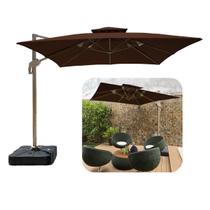 Ombrelone Guarda Sol Premium Alumínio 2,5 x 2,5 C/ Base em 100L Ombrelone Guarda Sol Premium Alumínio 2,5 x 2,5 C/ Base em 100L