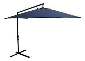 Ombrelone Guarda Sol Suspenso 3,0m Com Manivela Base Lateral