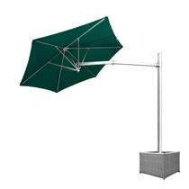 Ombrelone Lateral 2,00m de Diâmetro Em Alumínio Base Cachepô Persianet