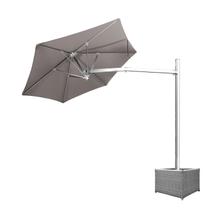 Ombrelone Lateral 2,40m de Diâmetro Em Alumínio Base Cachepô Persianet