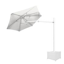 Ombrelone Lateral 3,00m de Diâmetro Em Alumínio Base Cachepô Persianet