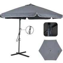 Ombrelone Lateral 3m Suspenso Regulável Alavanca Em Aço Cinza - 820800 Belfix