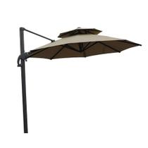 Ombrelone Lateral Belize Rivatti 300 cm em Aluminio com Base Cruz Capa Poliéster Fendi Ombrelone Lateral Belize Rivatti 300 cm em Aluminio com Base Cruz Capa Poliéster Fendi