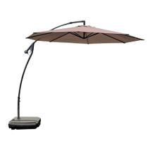 Ombrelone Lateral com Base 2 Rodinhas HDPE Saba Rivatti 300 cm (Larg) Alumínio Capa Poliéster Fendi Ombrelone Lateral com Base 2 Rodinhas HDPE Saba Rivatti 300 cm (Larg) Alumínio Capa Poliéster Fendi