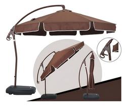 Ombrelone Lateral Grande Buzios 3m P/ Praia, Piscina, Jardim