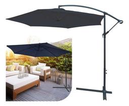 Ombrelone Lateral Guarda Sol 3 Metros P/ Piscina Praia Deck