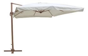 Ombrelone Lateral Retangular 400x300cm Aluminio Tom Madeira
