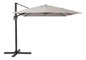 Ombrelone Lateral Retangular Aluminio Bege Articulavel Miami Ombrelone Lateral Retangular Aluminio Bege Articulavel Miami