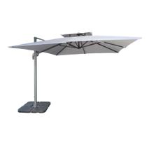 Ombrelone Lateral Trancoso Fratini 300 cm Aluminio Cinza Capa Poliéster Base Lateral HDPE Ombrelone Lateral Trancoso Fratini 300 cm Aluminio Cinza Capa Poliéster Base Lateral HDPE