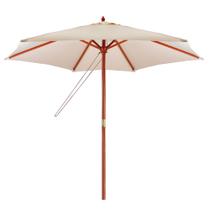 Ombrelone Madeira Bege 3 Metros Sem Base 9166 MOR Ombrelone Madeira Bege 3 Metros Sem Base 9166 MOR