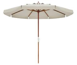 Ombrelone Madeira Positano 3m Bagum Sombreiro Jardim Bege - Belfix