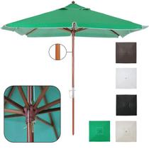 Ombrelone Madeira Quadrado 2x2m Sardenha Guarda Sol Sombreiro Bagum - Belfix Ombrelone Madeira Quadrado 2x2m Sardenha Guarda Sol Sombreiro Bagum - Belfix