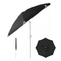 Ombrelone Maresias Bagum 2,5m Alumínio Articulado Com Manivela Preto - Belfix Ombrelone Maresias Bagum 2,5m Alumínio Articulado Com Manivela Preto - Belfix