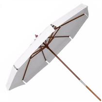 Ombrelone positano bagum 2,4m branco bel fix 240801