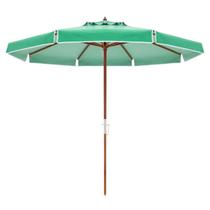 Ombrelone Positano Bagum Madeira 3,00 Metros Diâmetro Verde 300803 BEL