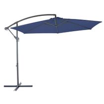 Ombrelone Suspenso Articulado Bora Bora Lateral 3m Azul Mor