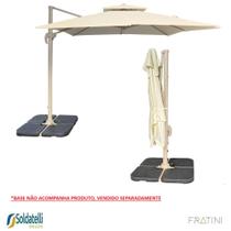 Ombrelone Trancoso Cinza e Fendi - Fratini