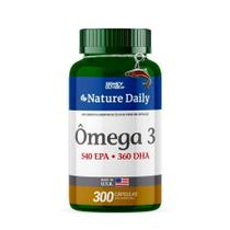 Ômega 3 1000 Mg 300 Cápsulas Nature Daily