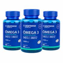 Ômega 3 1000 Mg 60 Capsulas Catarinense Kit Com 3 Unidades Ômega 3 1000 Mg 60 Capsulas Catarinense Kit Com 3 Unidades