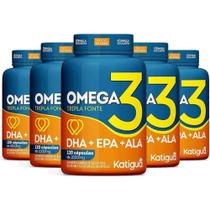 Omega 3 -1000gr Oleo de Peixe 480cap ( 5 unidades de 120capsulas)