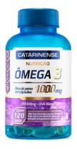 Ômega 3 1000mg 100% Original Catarinense Pharma 120 Caps.
