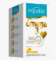 Ômega 3 1000mg 90 Cáps Equaliv Sabor Natural Ômega 3 1000mg 90 Cáps Equaliv Sabor Natural