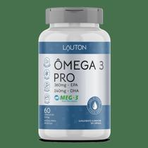 Ômega 3 1000mg Fonte de EPA e DHA Sofgel Lauton Premium 60 cápsulas