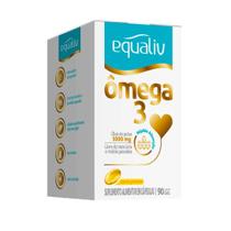 Ômega 3 1000mg Livre de Metais Pesados (90 Cáps) - Equaliv