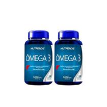 Ômega 3 1000mg Óleo de Peixe 120 Capsulas Nutrends - Kit 02 Unidades Ômega 3 1000mg Óleo de Peixe 120 Capsulas Nutrends - Kit 02 Unidades