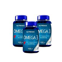 Ômega 3 1000mg Óleo de Peixe 120 Capsulas Nutrends - Kit 03 Unidades