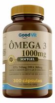 Ômega 3 1000mg Óleo De Peixe 300 Cápsulas Goodvit Sabor:Sem Sabor