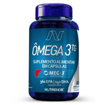 Ômega 3 1000mg Óleo de Peixe 60 Capsulas Nutrends