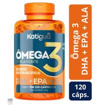 ÔMEGA 3 1000mg TRIPLA FONTE DHA + EPA + ALA KATIGUÁ COM 120 CÁPSULAS ÔMEGA 3 1000mg TRIPLA FONTE DHA + EPA + ALA KATIGUÁ COM 120 CÁPSULAS