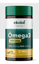 Ômega 3 1450mg 30 Cápsulas Ekobé Sabor Sem Sabor Ômega 3 1450mg 30 Cápsulas Ekobé Sabor Sem Sabor