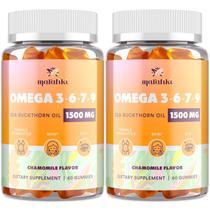 Omega 3 6 7 9 Gummies Marafiki para mulheres com óleo de espinheiro Omega 3 6 7 9 Gummies Marafiki para mulheres com óleo de espinheiro