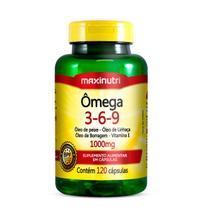 Ômega 3-6-9 1000mg 120 Cápsulas - MaxiNutri - 1227