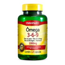 Ômega 3-6-9 1000mg Maxinutri 120 Cápsulas Ômega 3-6-9 1000mg Maxinutri 120 Cápsulas